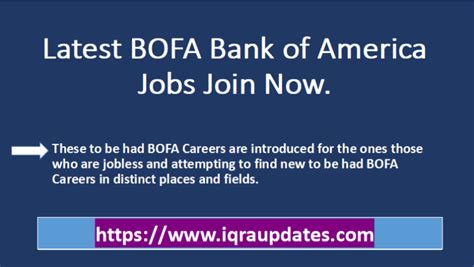 bofa jobs|Join Bank of America .